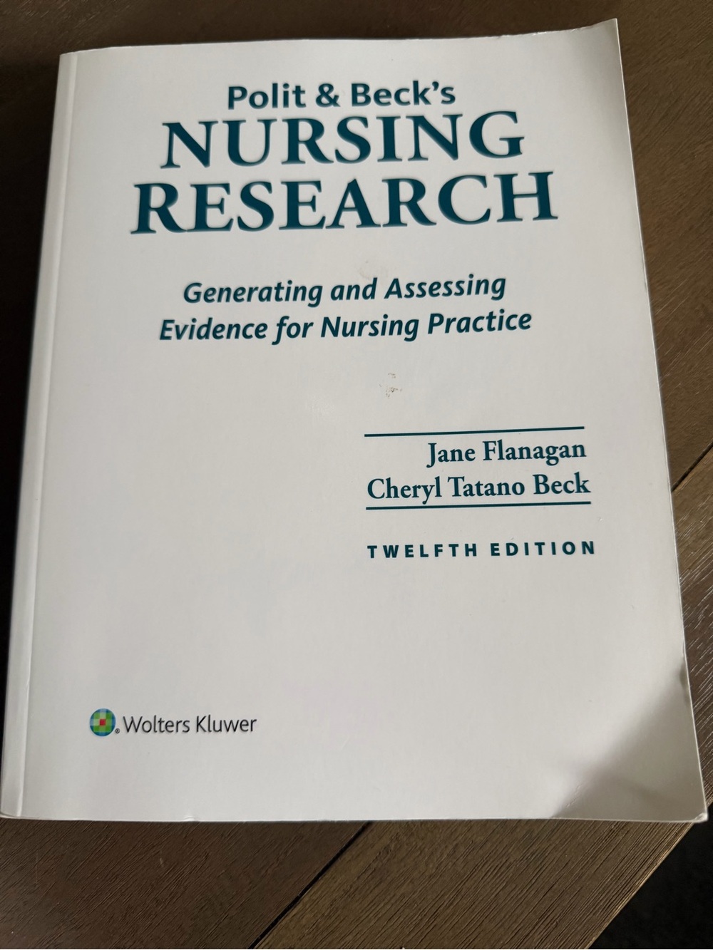 White Nursing Research Textbook - Polit & Beck